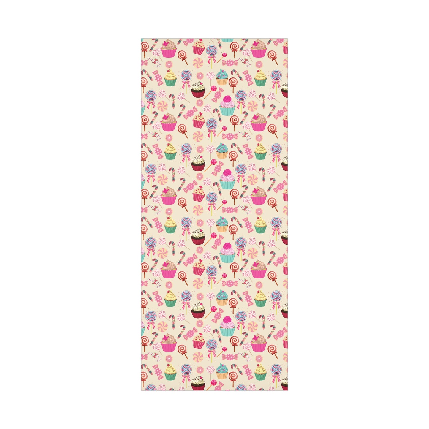 Retro Christmas Candy Wrapping Paper
