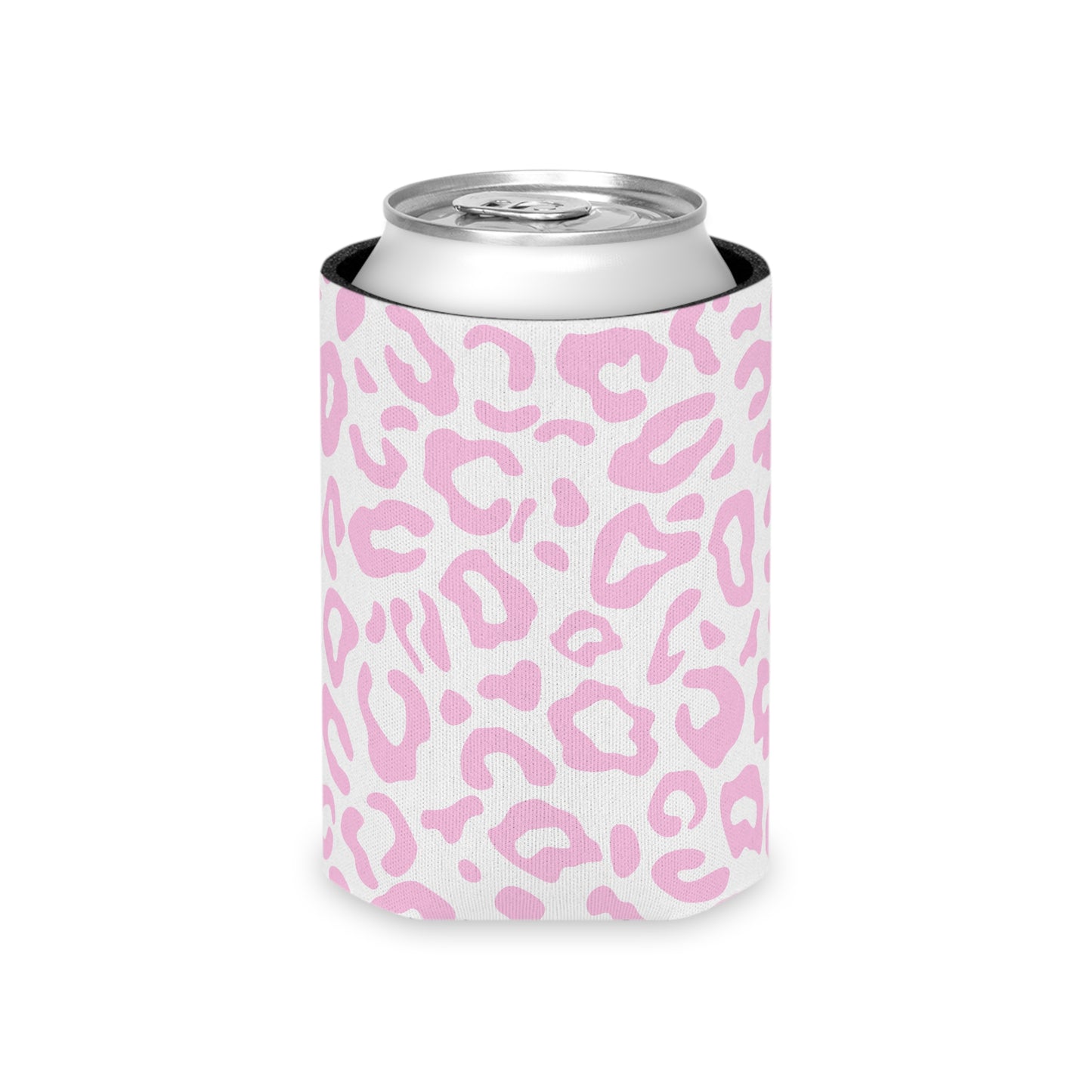 Leopard Print Can Cooler / Personalized Name Koozie