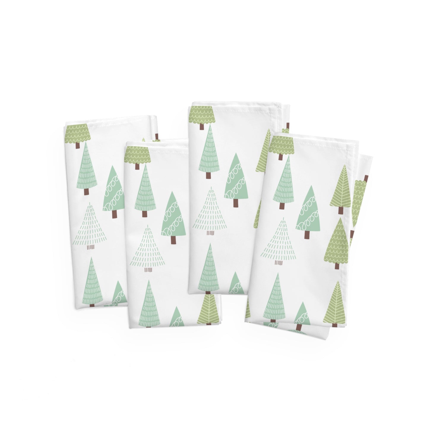 Boho Tree Cloth Napkins / Set of 4