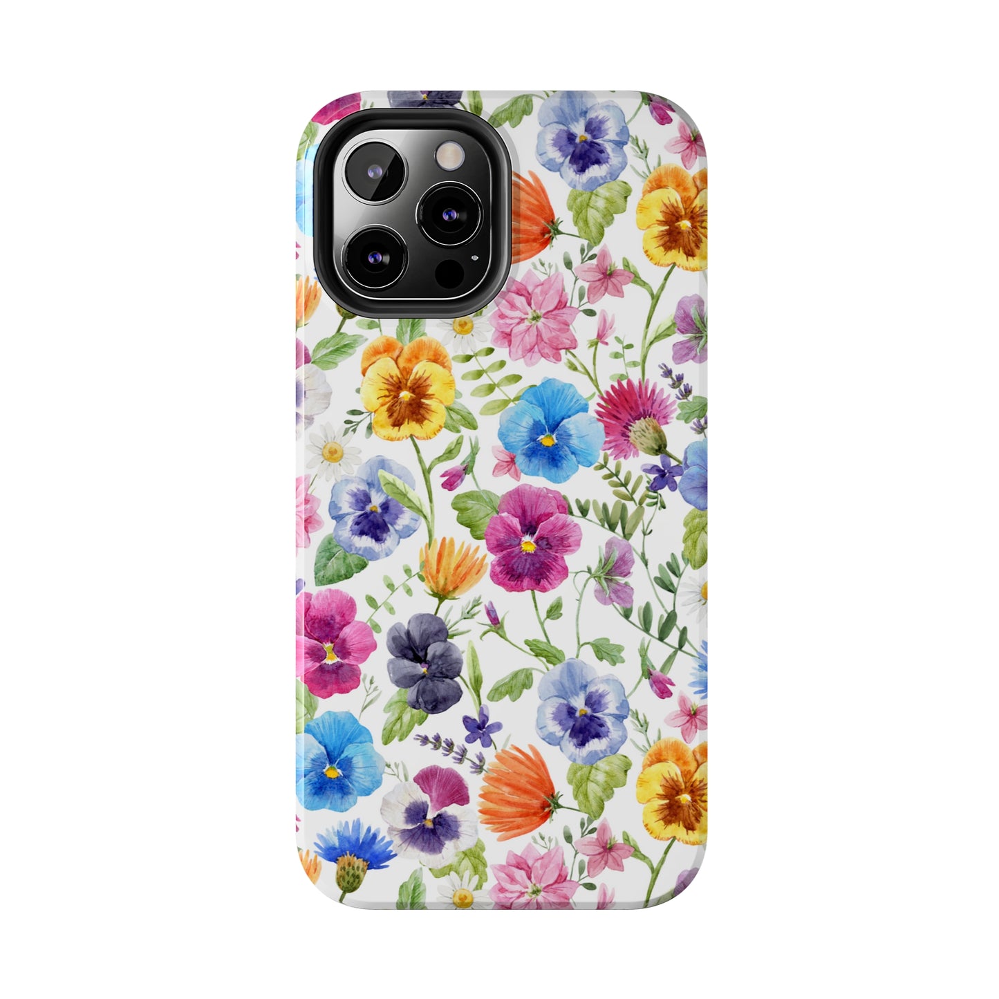 Floral IPhone Case / Pansy Phone Case
