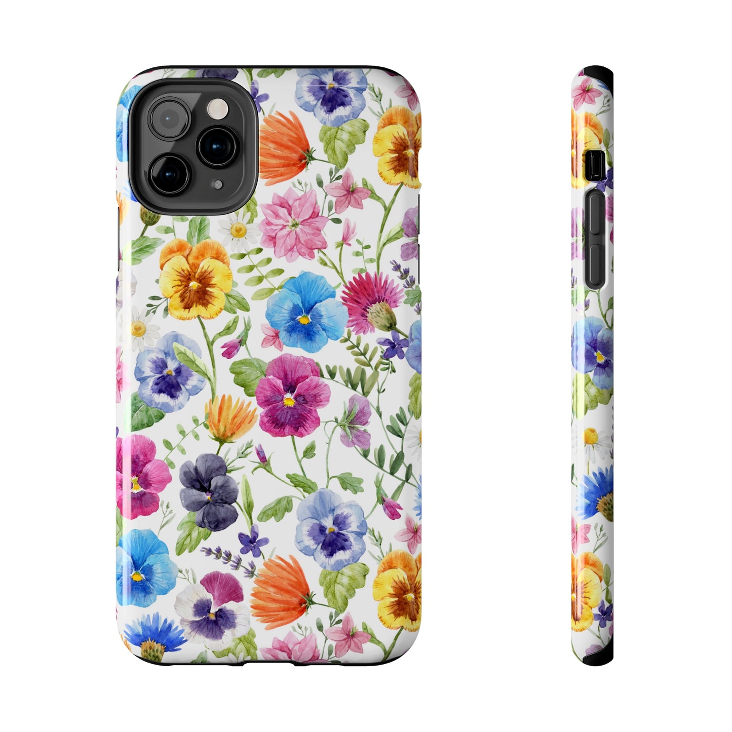 Floral IPhone Case / Pansy Phone Case