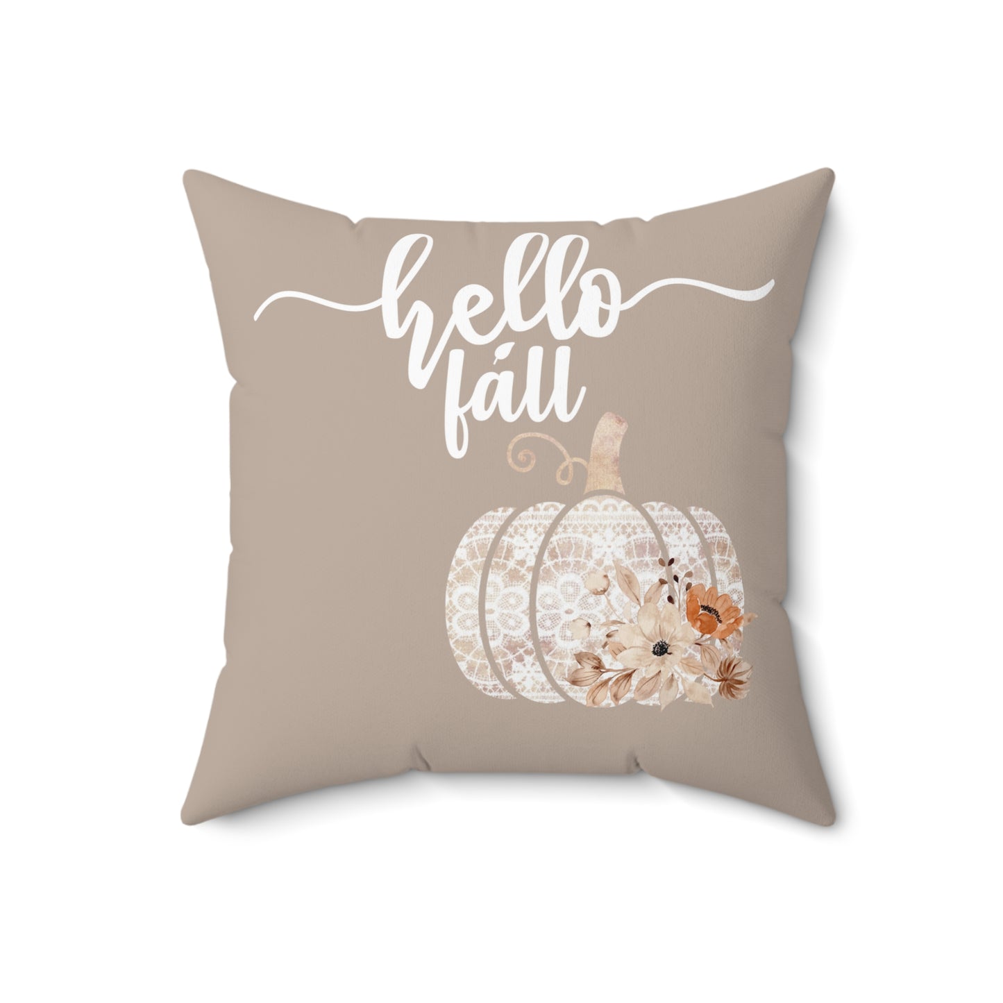 Hello Fall Pillow / Pumpkin Pillow