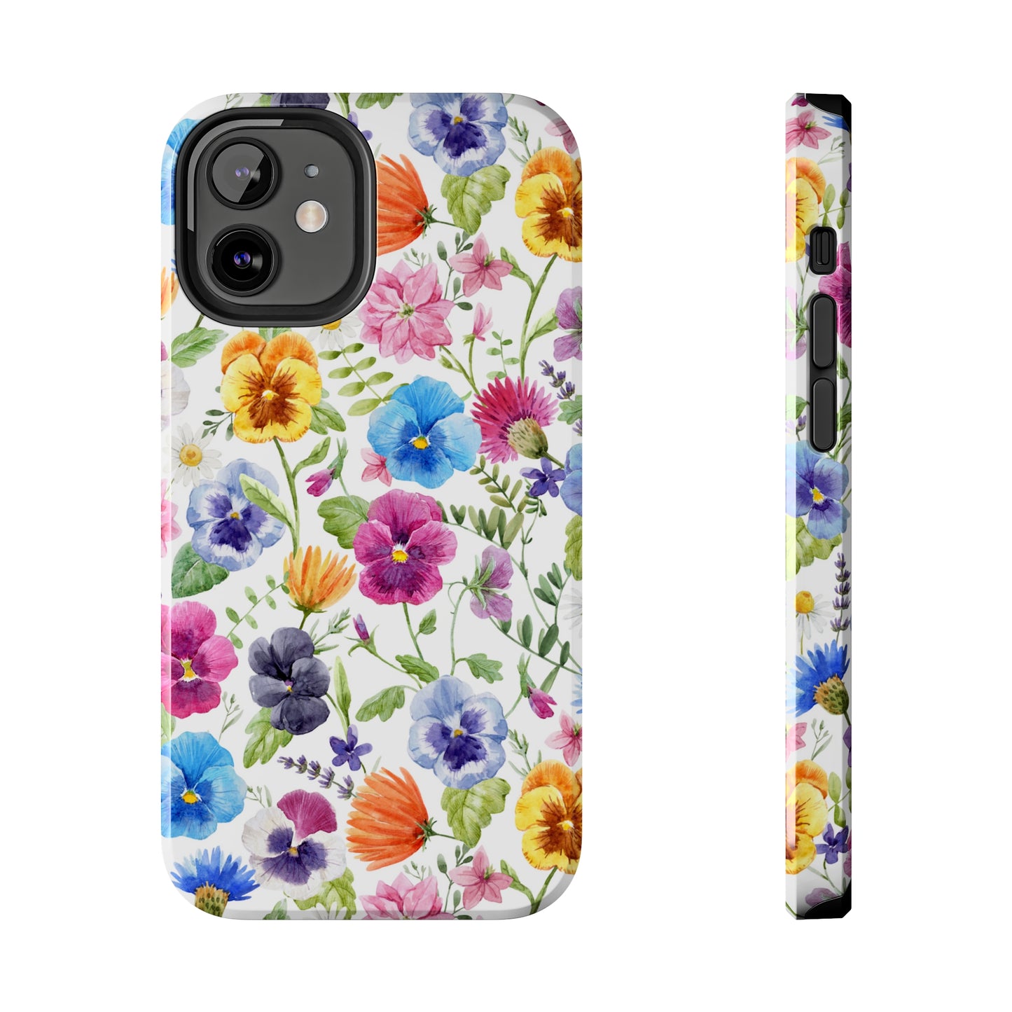 Floral IPhone Case / Pansy Phone Case