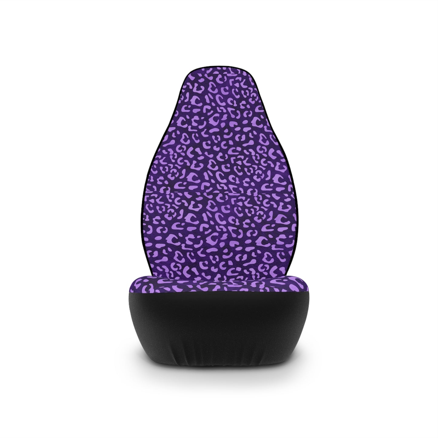 Purple Leopard Print Car Seat Covers