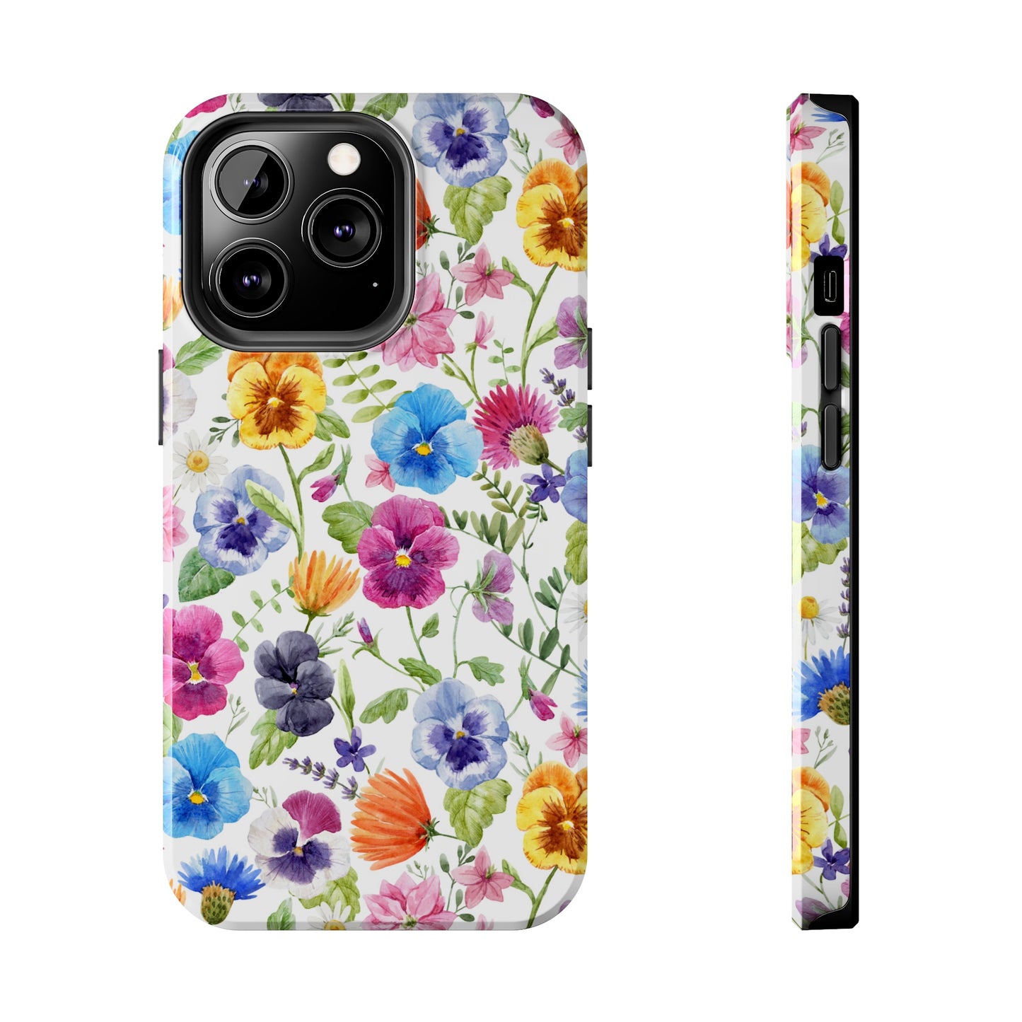 Floral IPhone Case / Pansy Phone Case