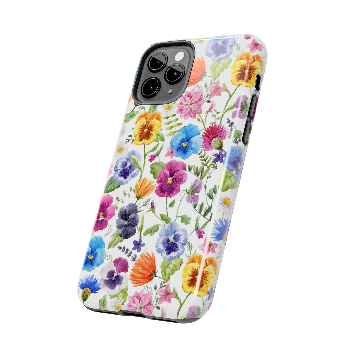 Floral IPhone Case / Pansy Phone Case