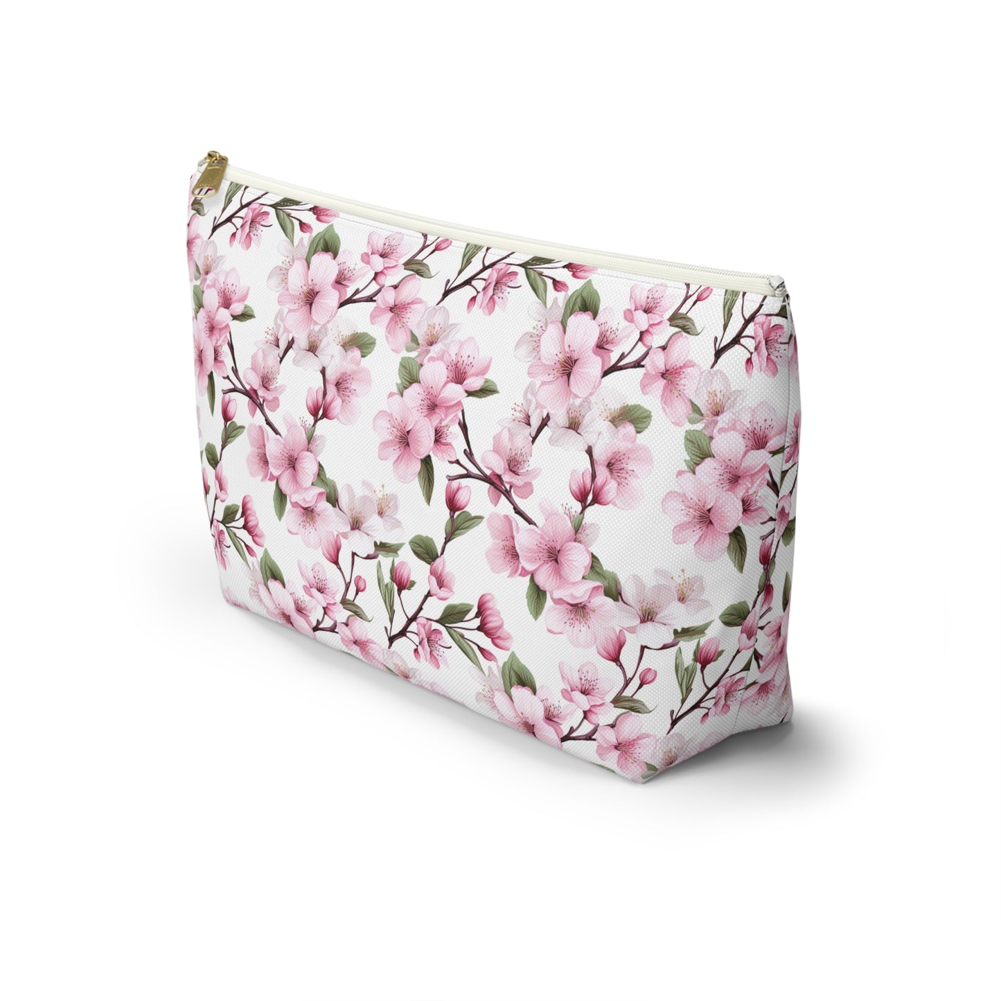 Pink Sakura Cherry Blossom Makeup Bag