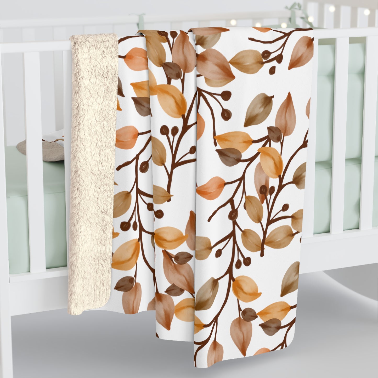 Fall Blanket / Fall Leaves Decor