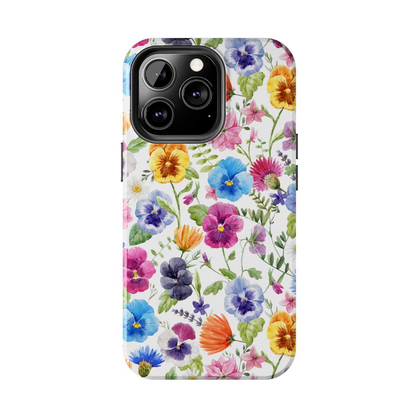Floral IPhone Case / Pansy Phone Case
