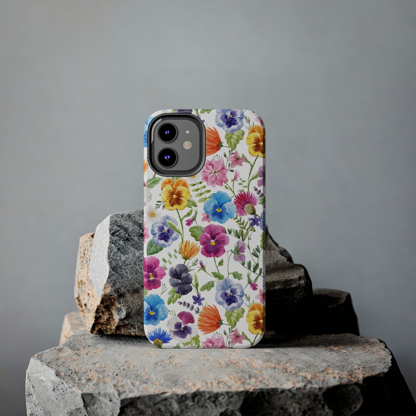 Floral IPhone Case / Pansy Phone Case