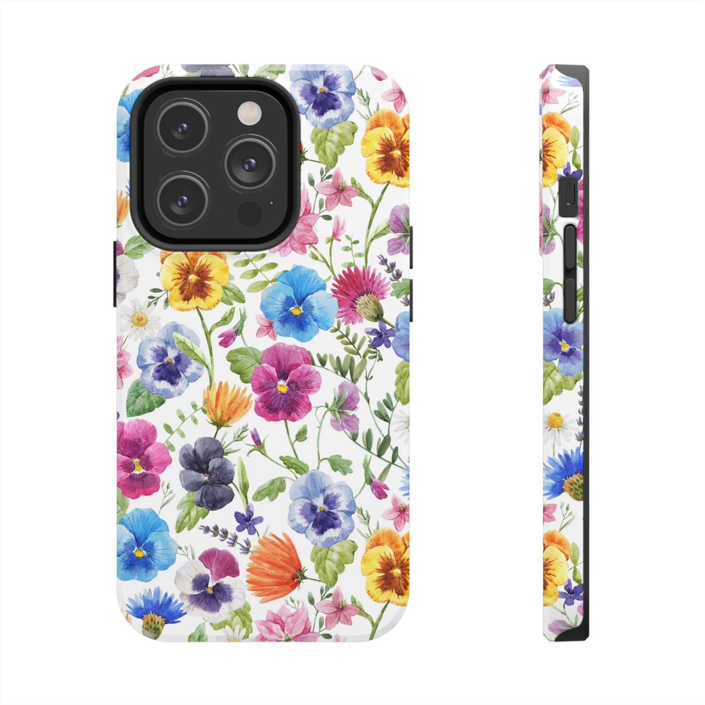 Floral IPhone Case / Pansy Phone Case