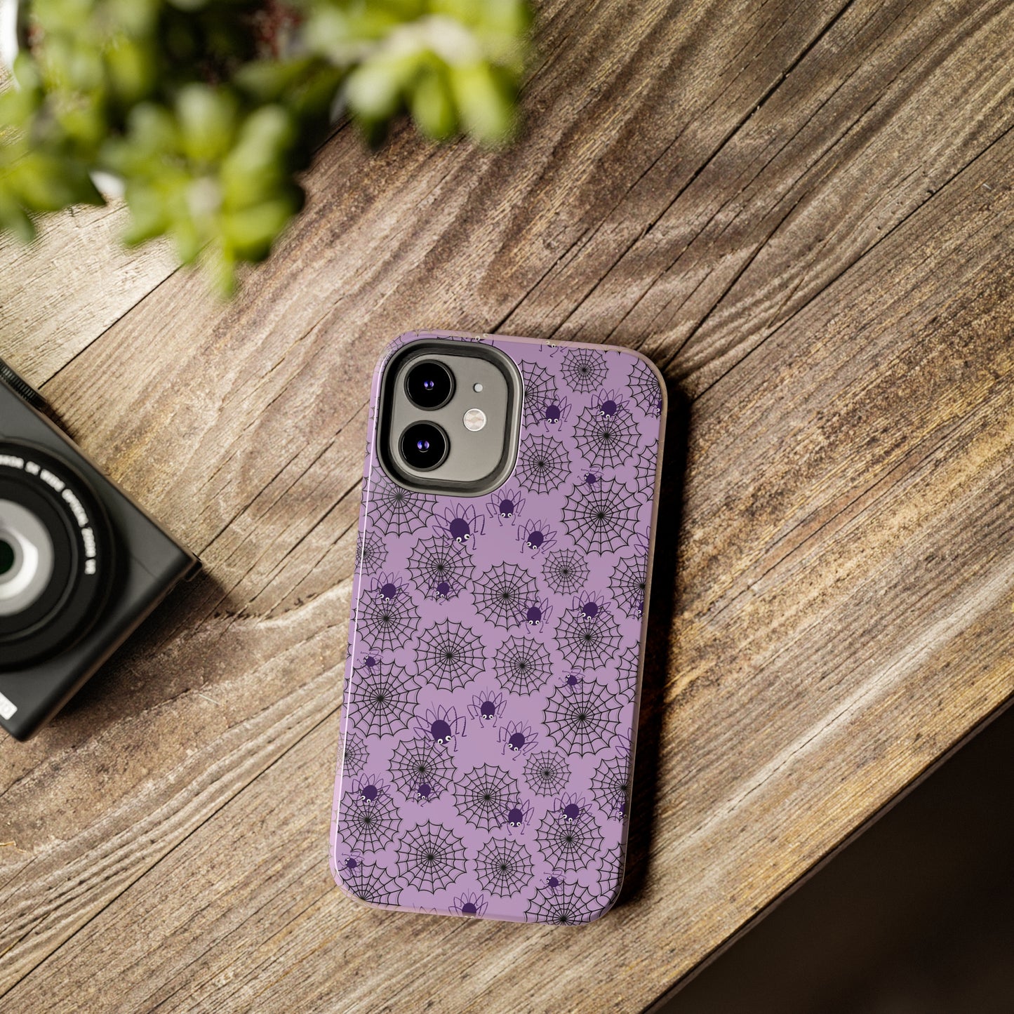 Halloween Phone Case / Purple Spider Web Phone Case