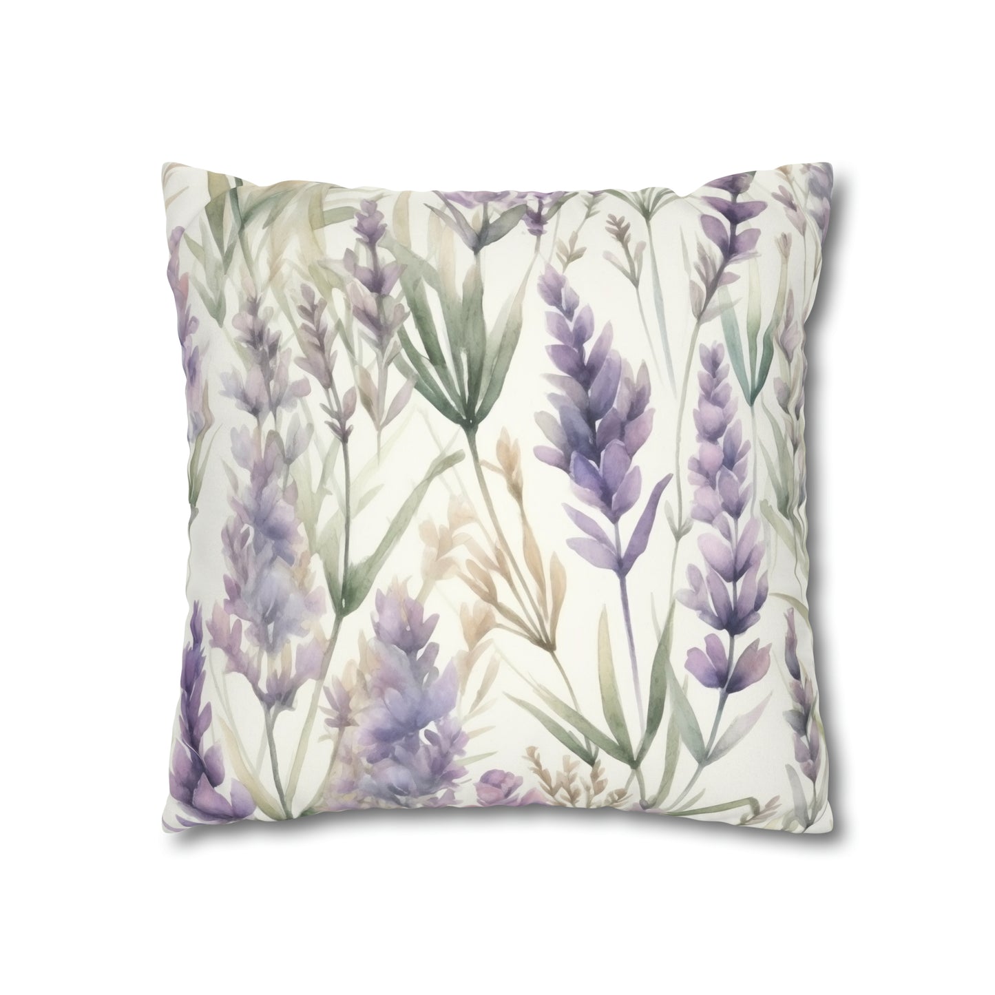 Lavender Watercolor Pillow Case