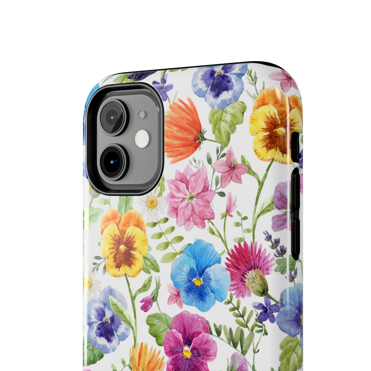 Floral IPhone Case / Pansy Phone Case
