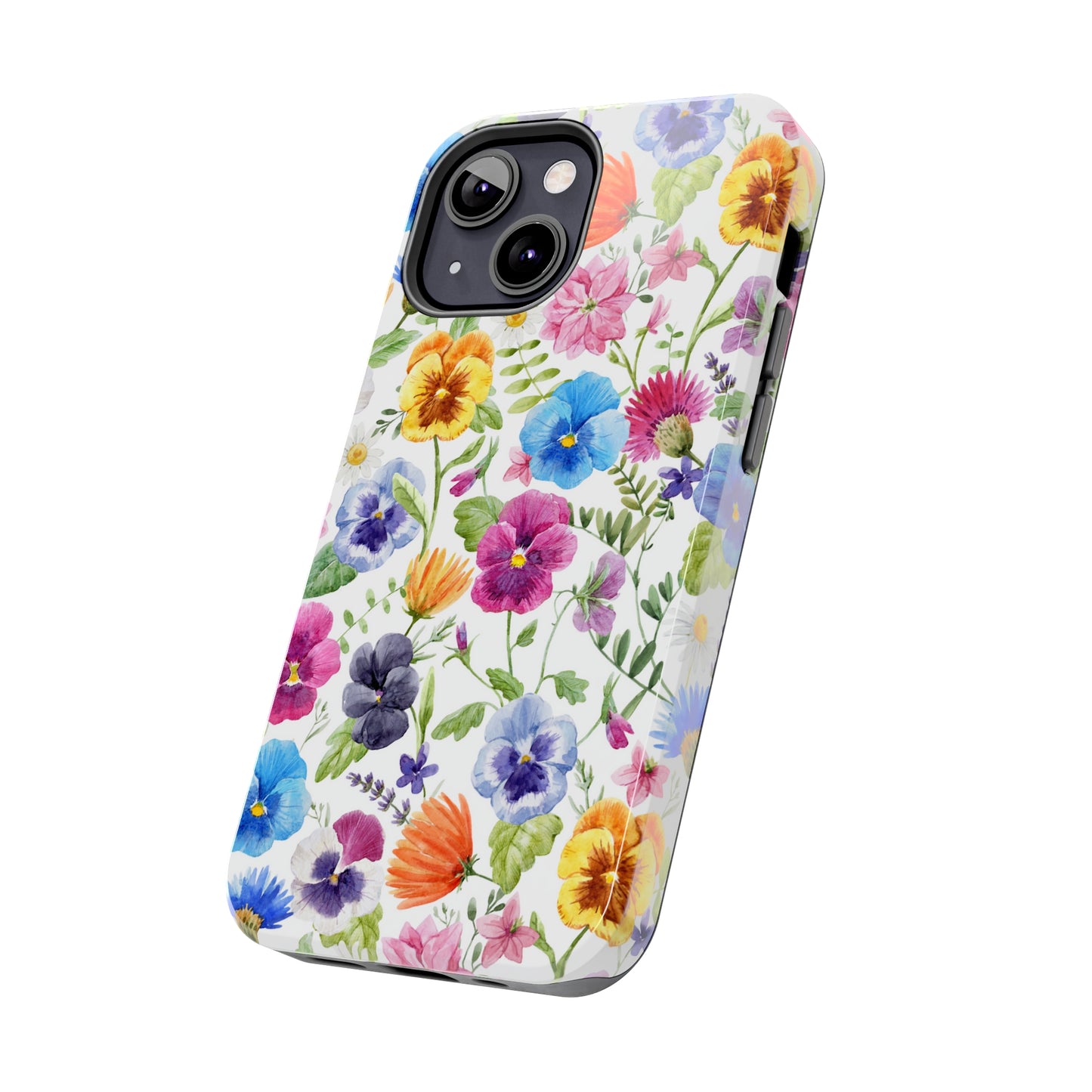 Floral IPhone Case / Pansy Phone Case