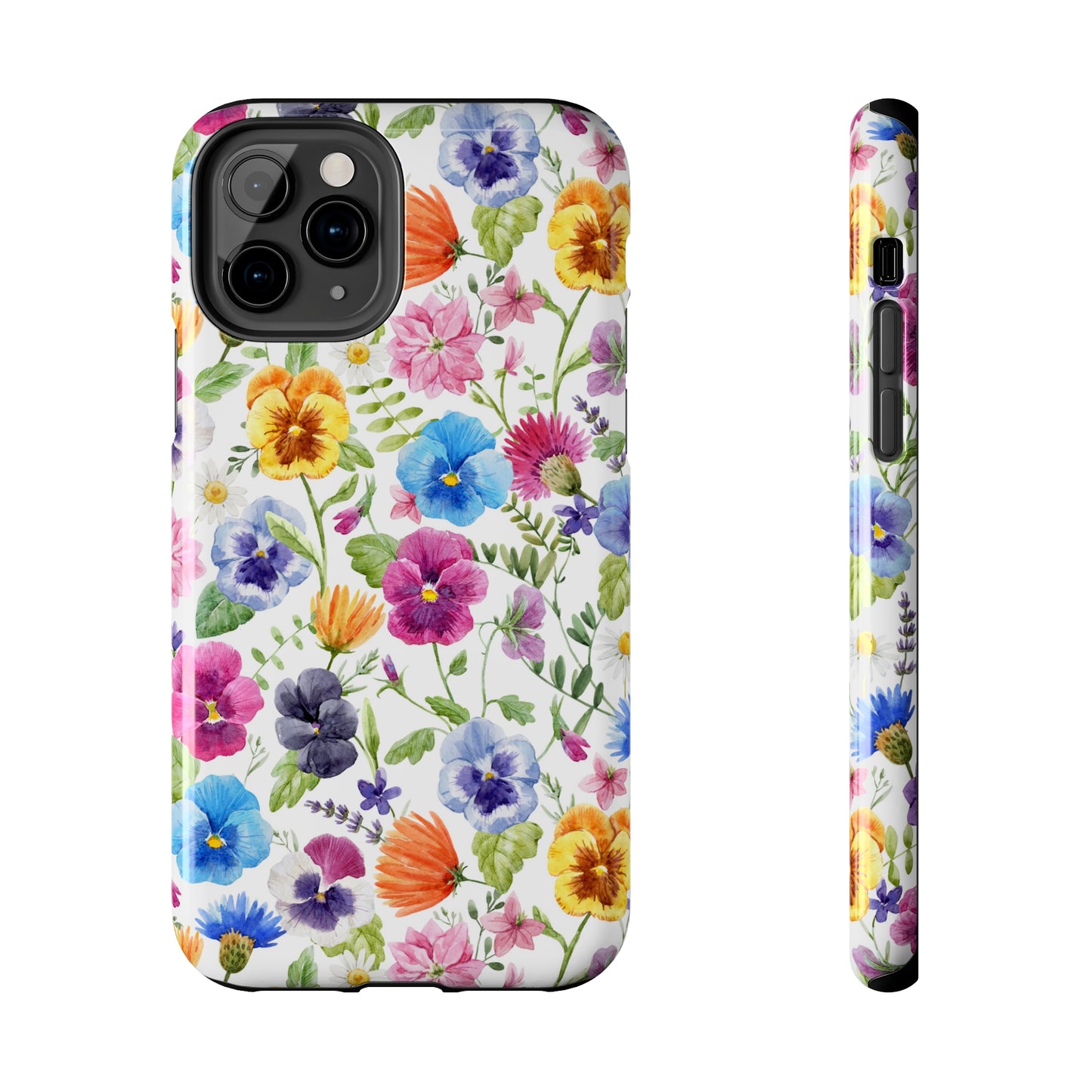 Floral IPhone Case / Pansy Phone Case