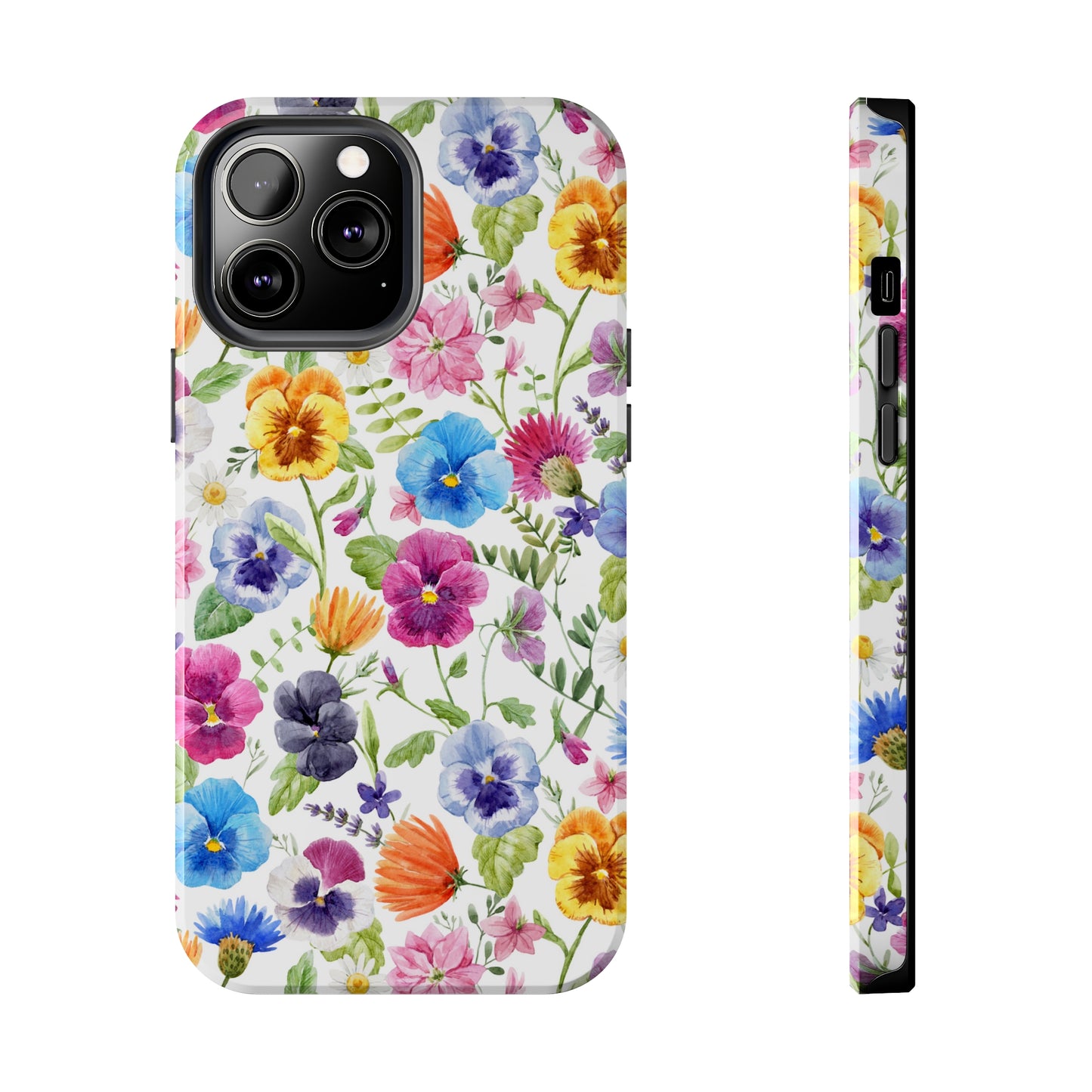 Floral IPhone Case / Pansy Phone Case