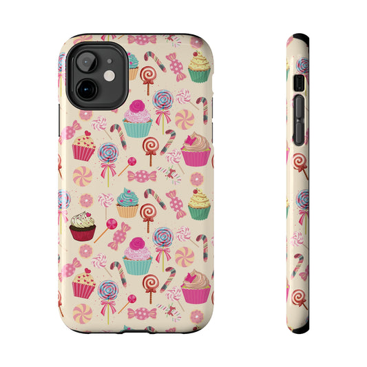 Pink Christmas Candy Phone Case