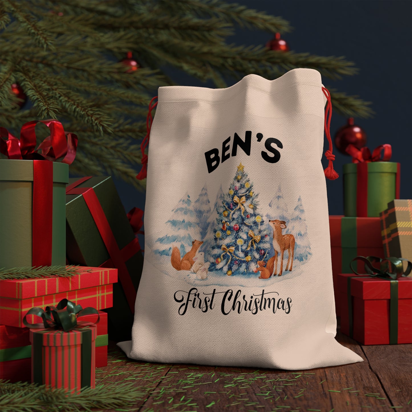 Personalized Santa Bag