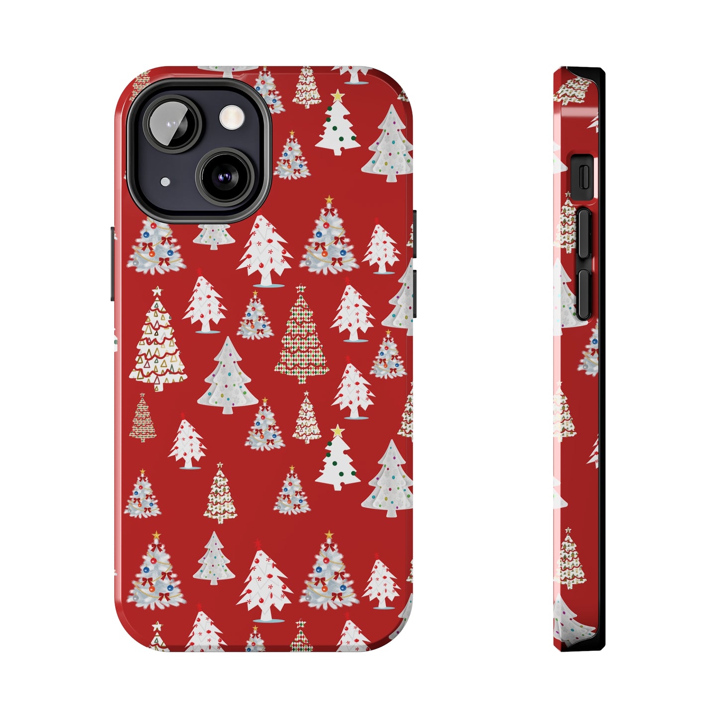 Red Christmas Tree Phone Case