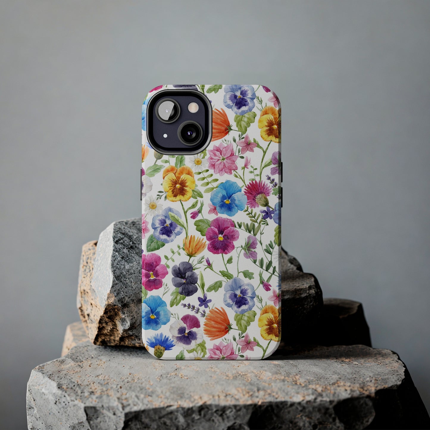 Floral IPhone Case / Pansy Phone Case