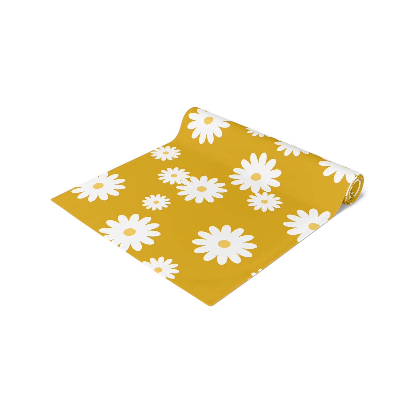 Mustard Yellow Table Runner / Daisy Table Runner