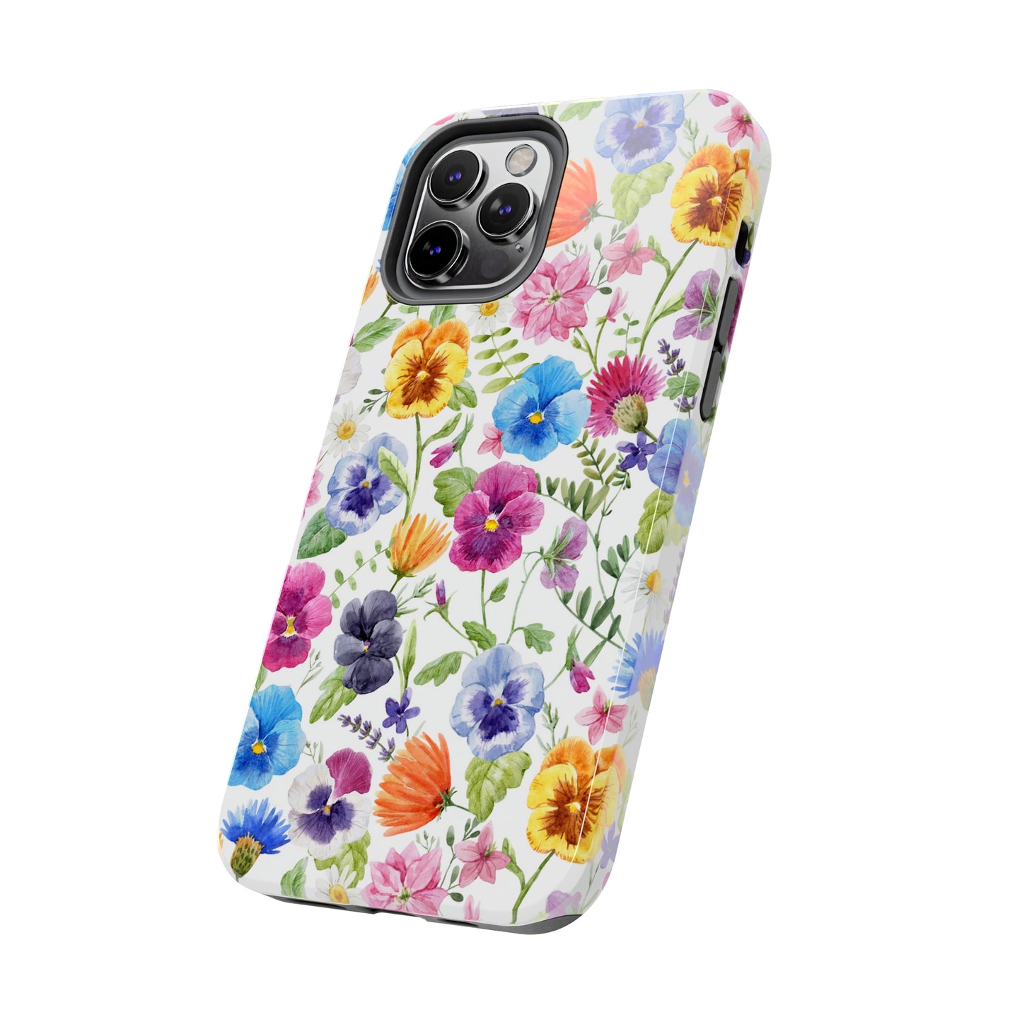 Floral IPhone Case / Pansy Phone Case