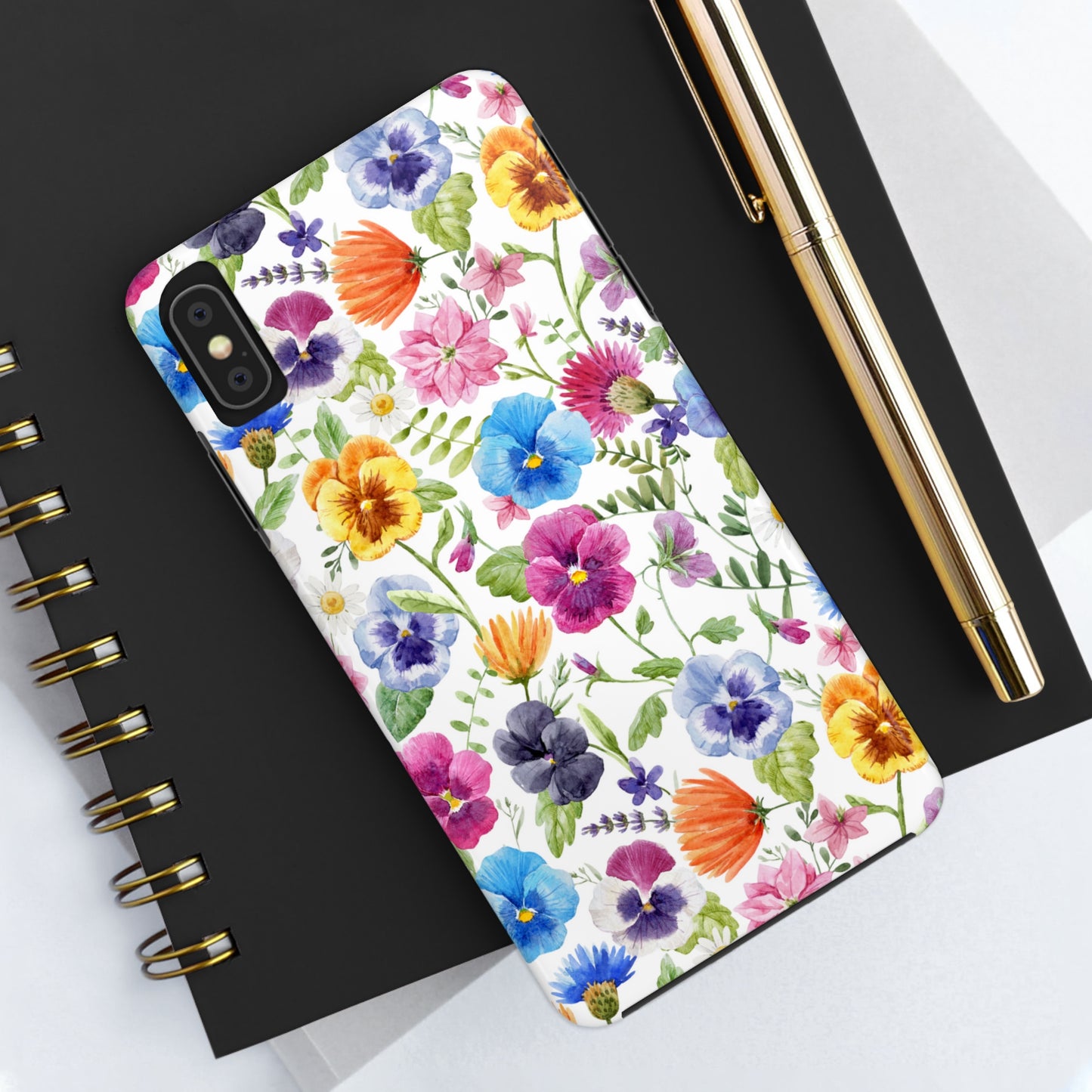 Floral IPhone Case / Pansy Phone Case