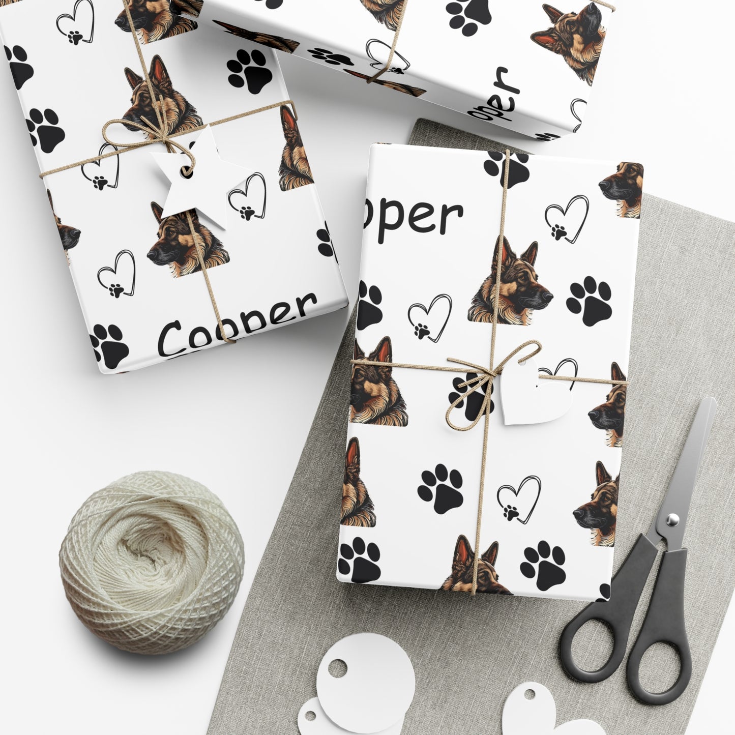 Personalized German Shepherd Wrapping Paper