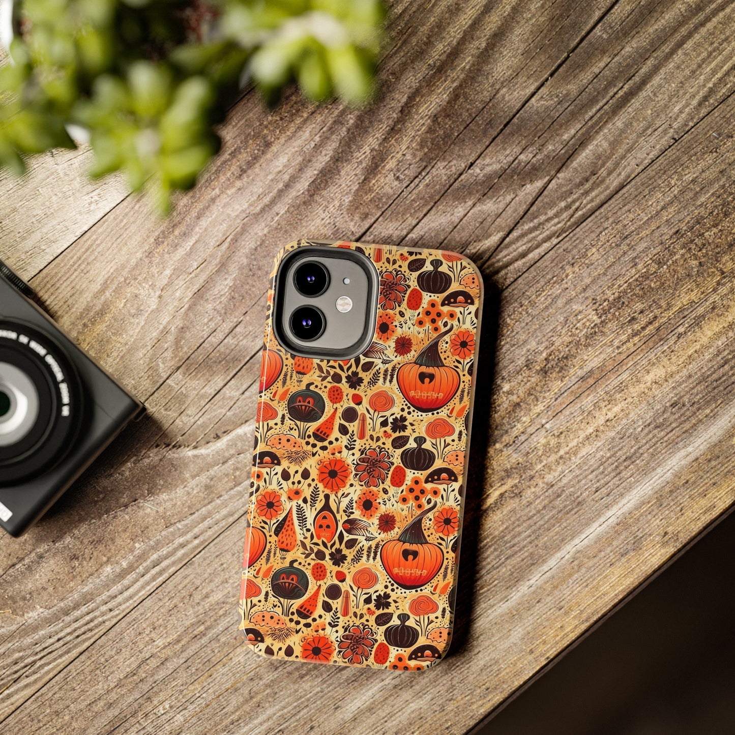 Retro Fall Harvest Pumpkin Phone Case