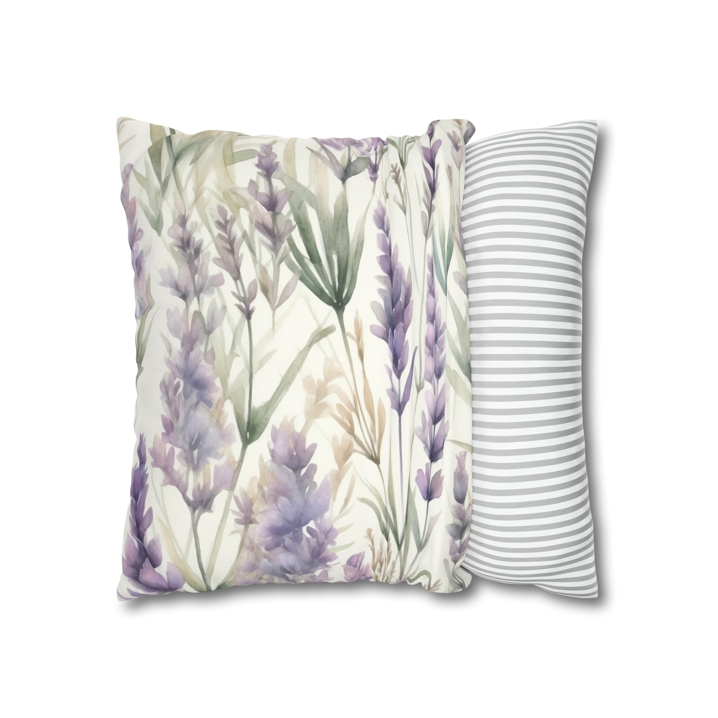 Lavender Watercolor Pillow Case