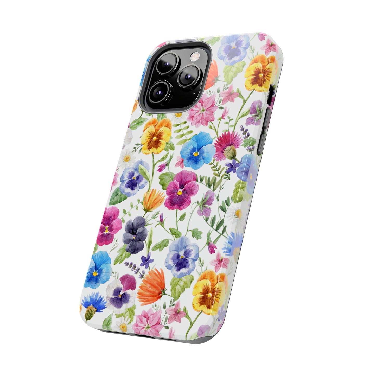 Floral IPhone Case / Pansy Phone Case