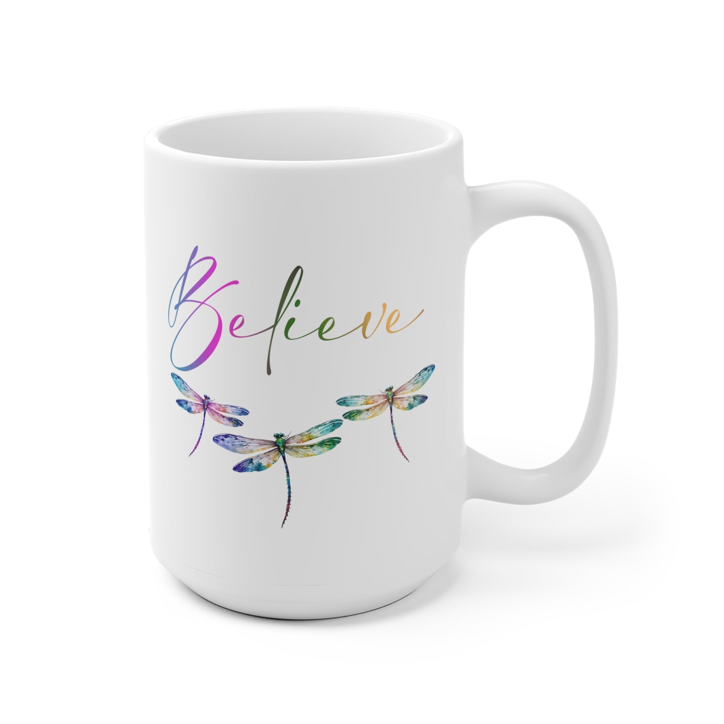 Dragonfly Believe Mug