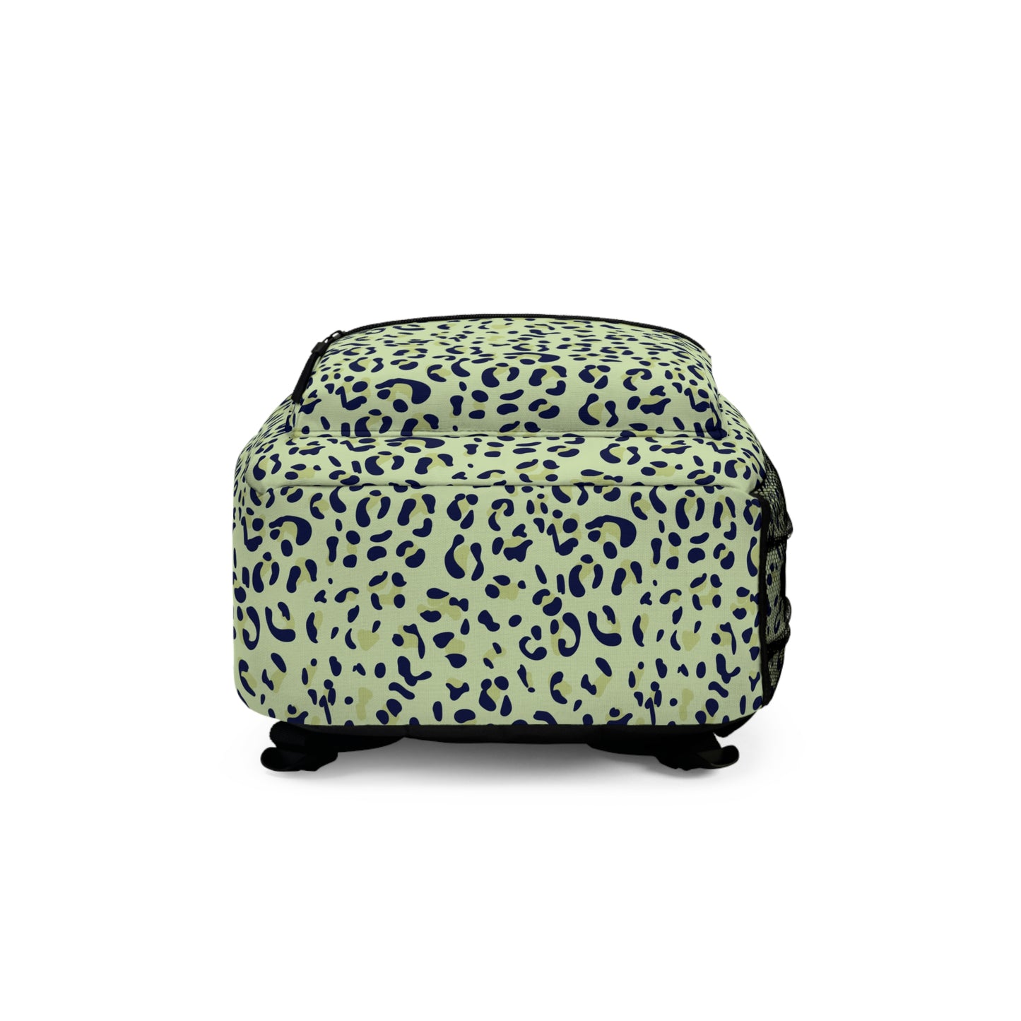 Green Leopard Print Backpack / Girl's Personalized Backpack