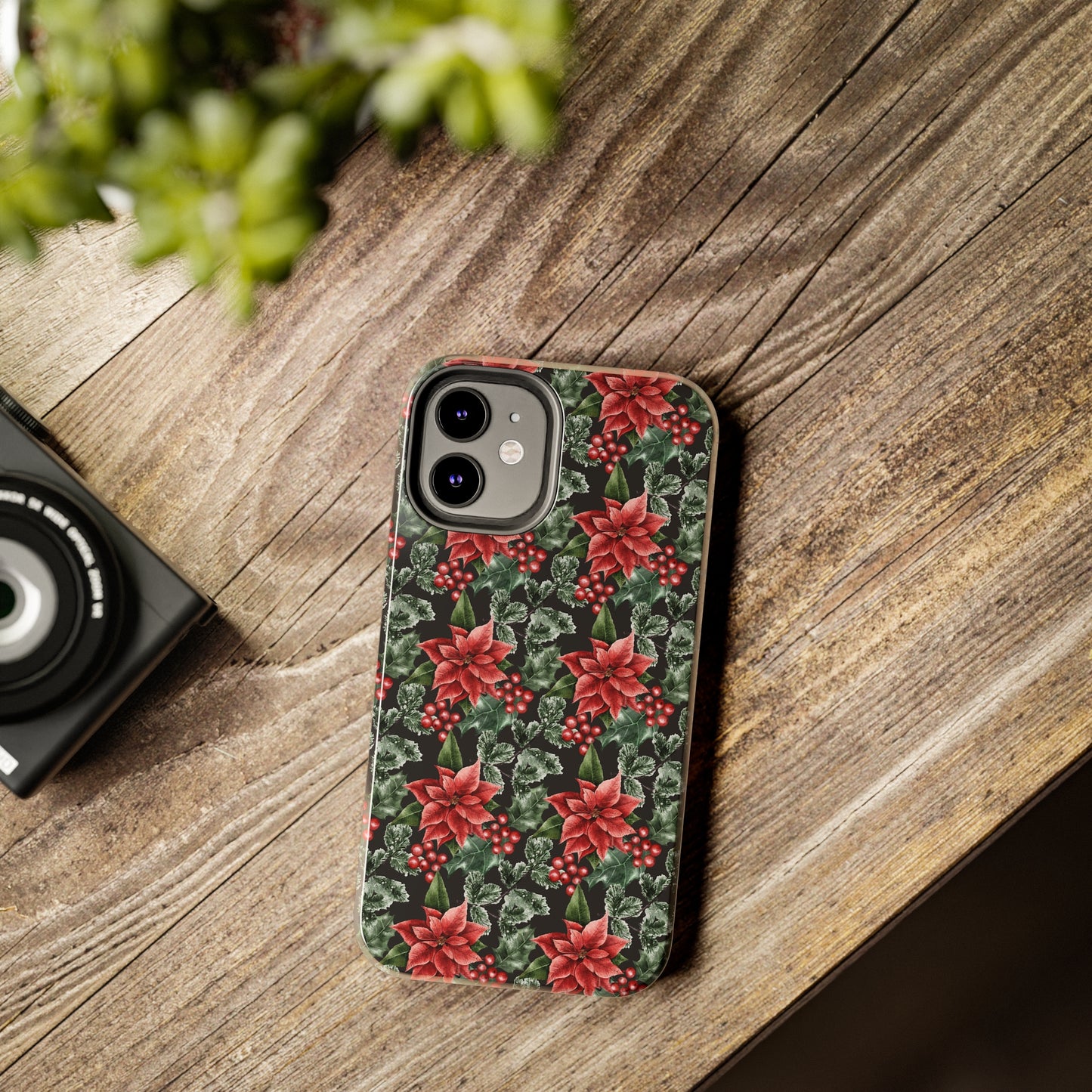 Christmas Poinsettia Phone Case