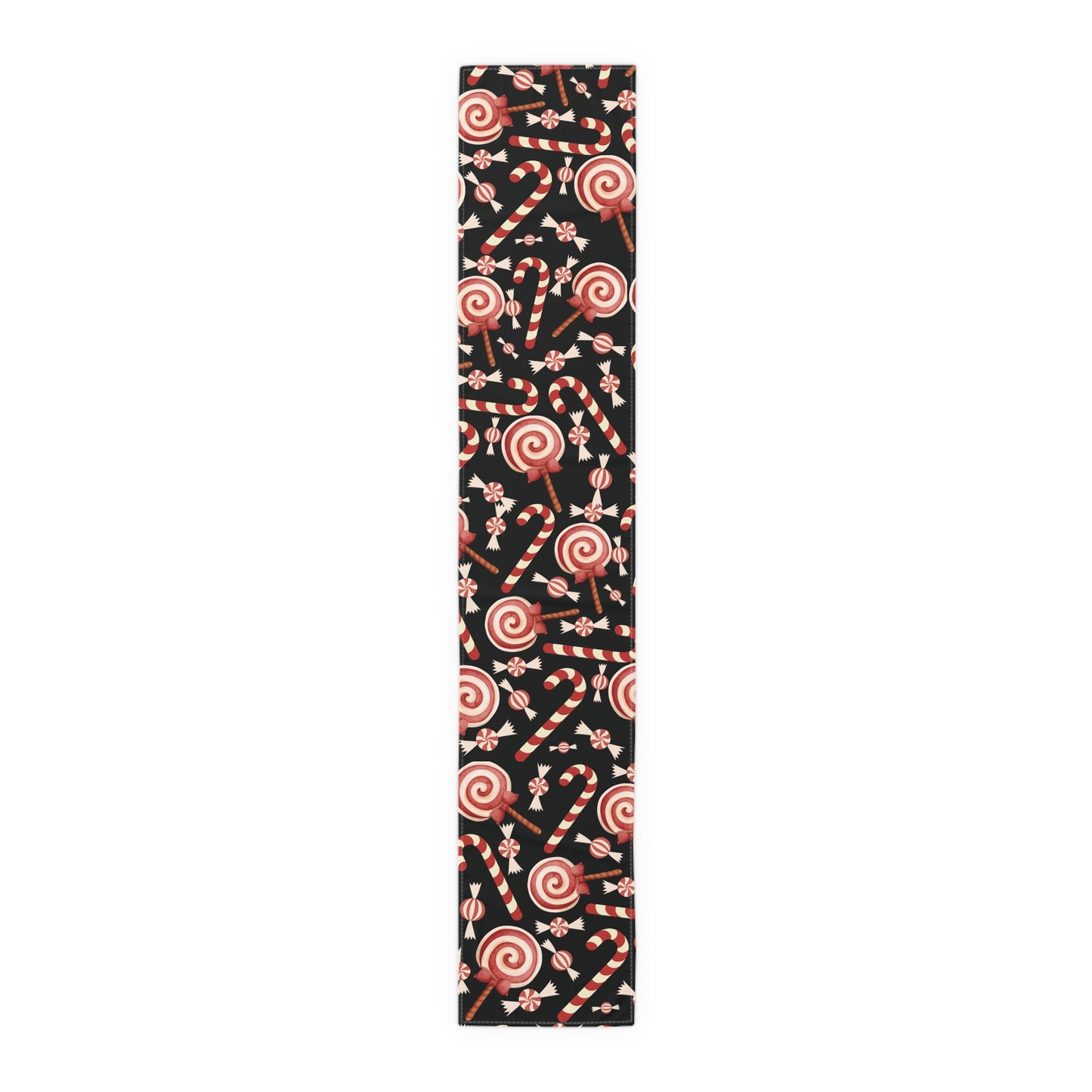Christmas Candy Cane Table Runner
