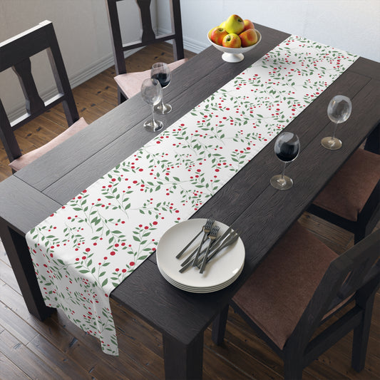 Christmas Table Runner / Christmas Berry Decor