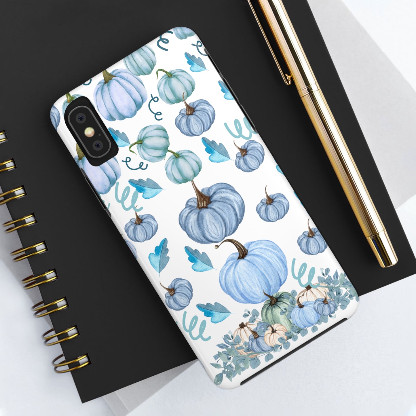 Fall Phone Case / Blue Pumpkin Iphone Case