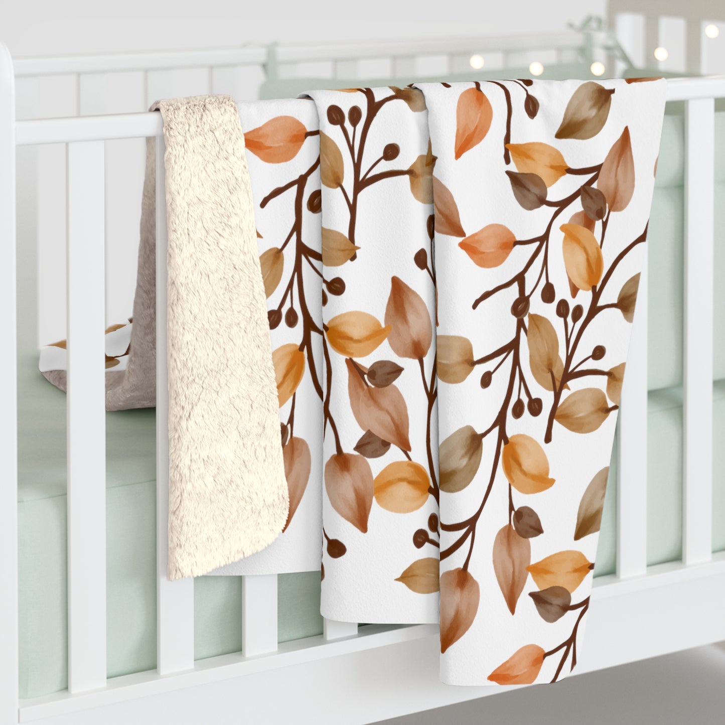 Fall Blanket / Fall Leaves Decor