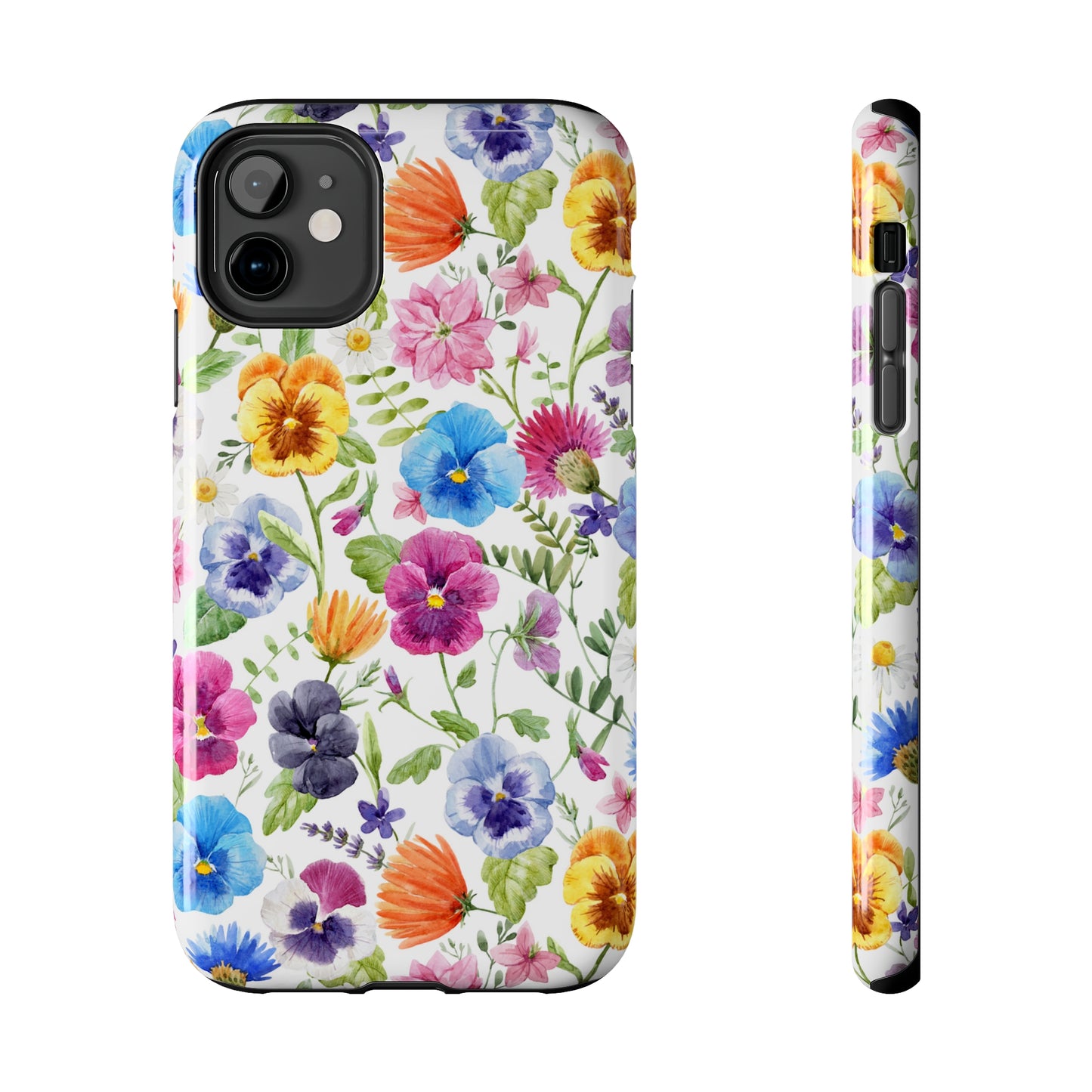 Floral IPhone Case / Pansy Phone Case