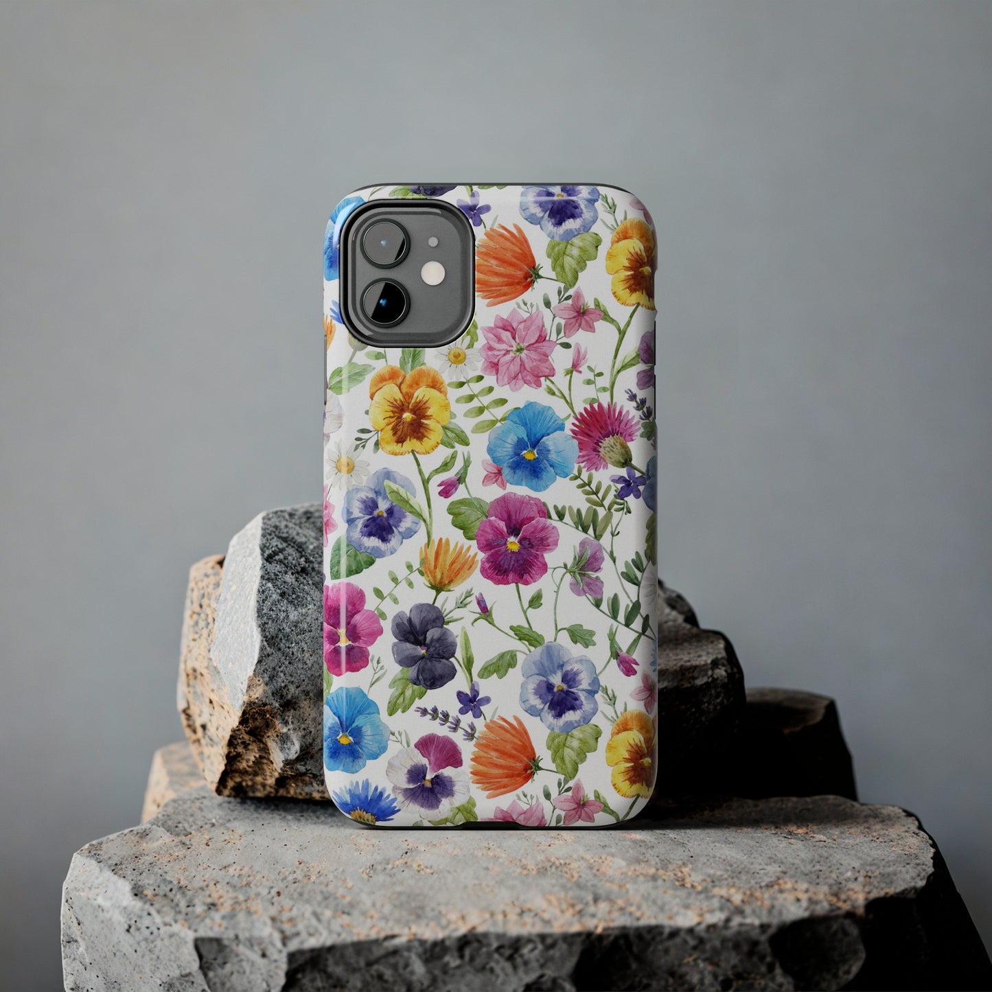Floral IPhone Case / Pansy Phone Case