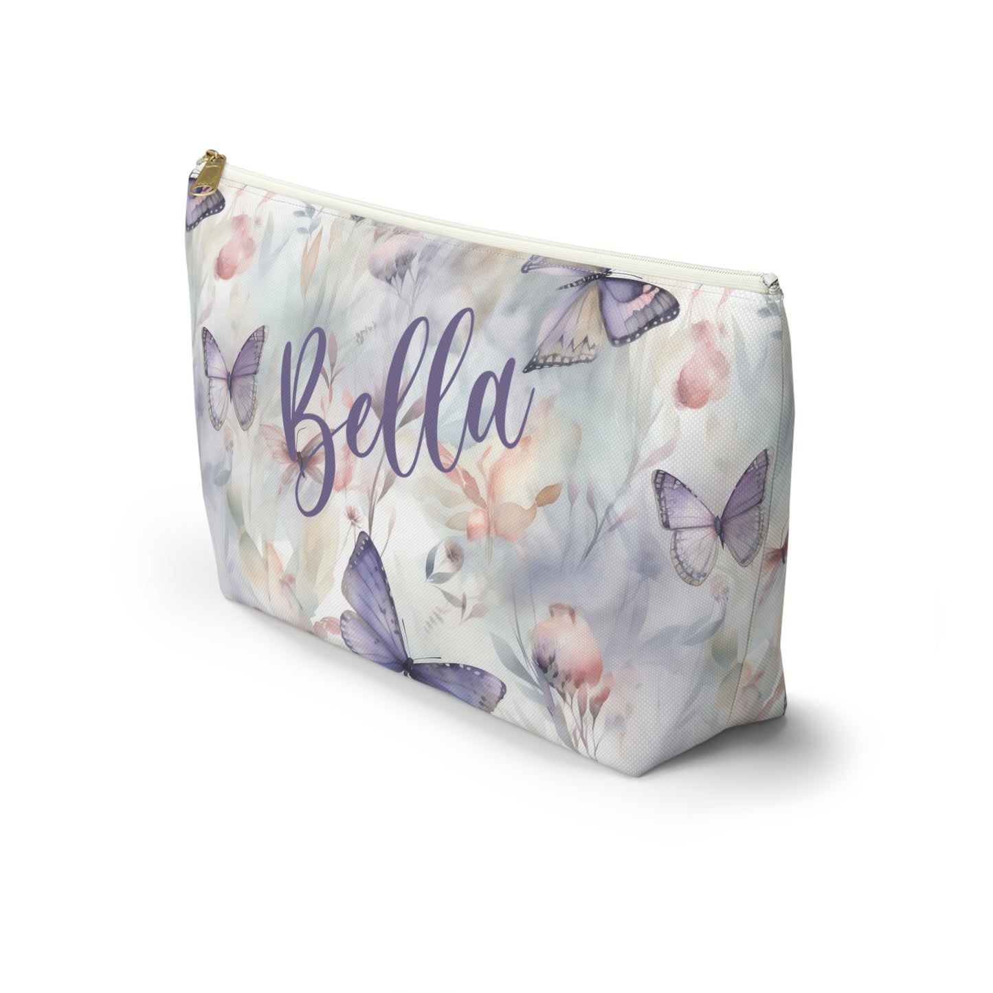 Butterfly Makeup Bag / Personalized Cosmetic Bag
