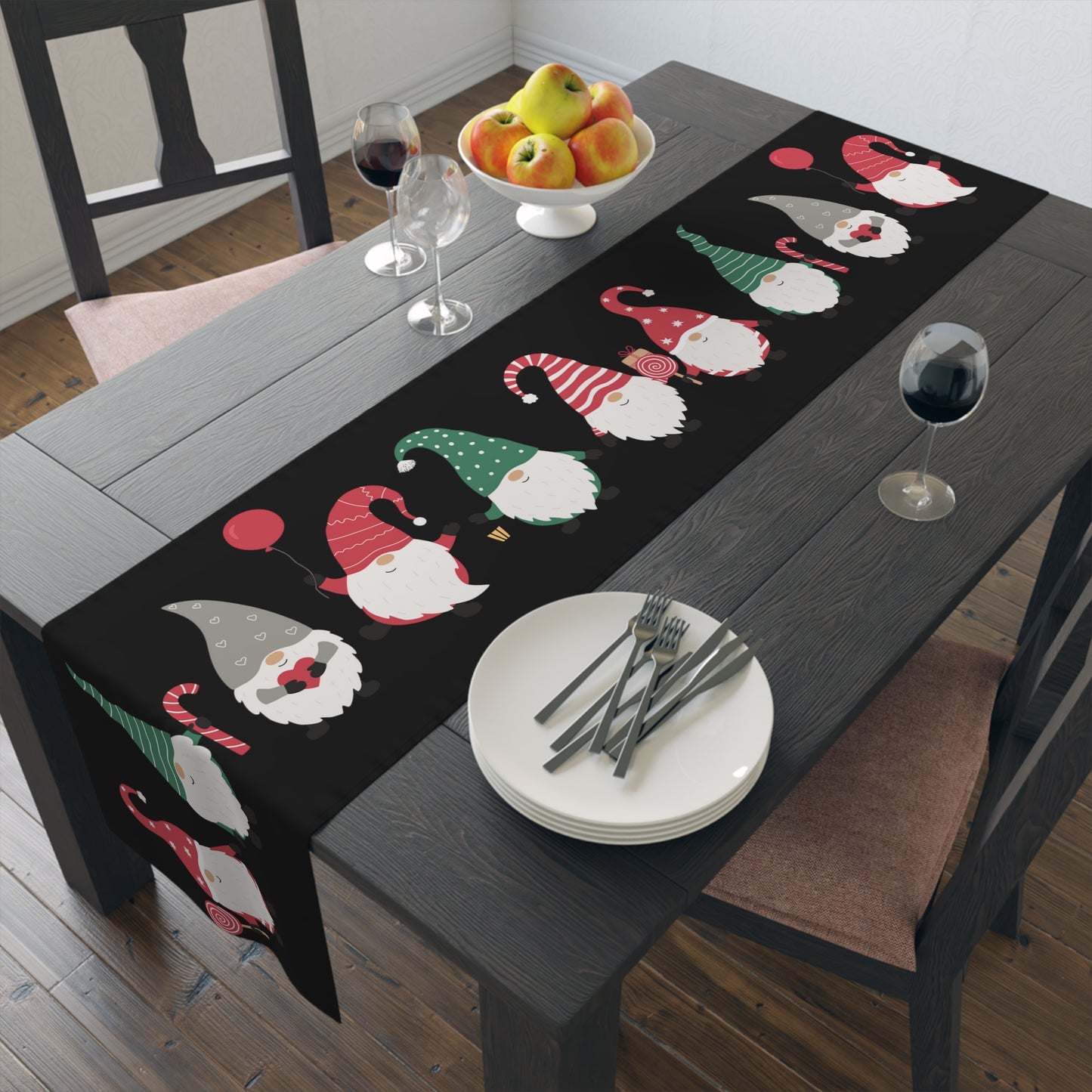 Christmas Gnome Table Runner