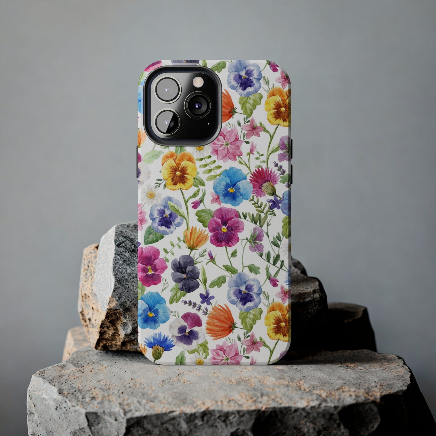 Floral IPhone Case / Pansy Phone Case