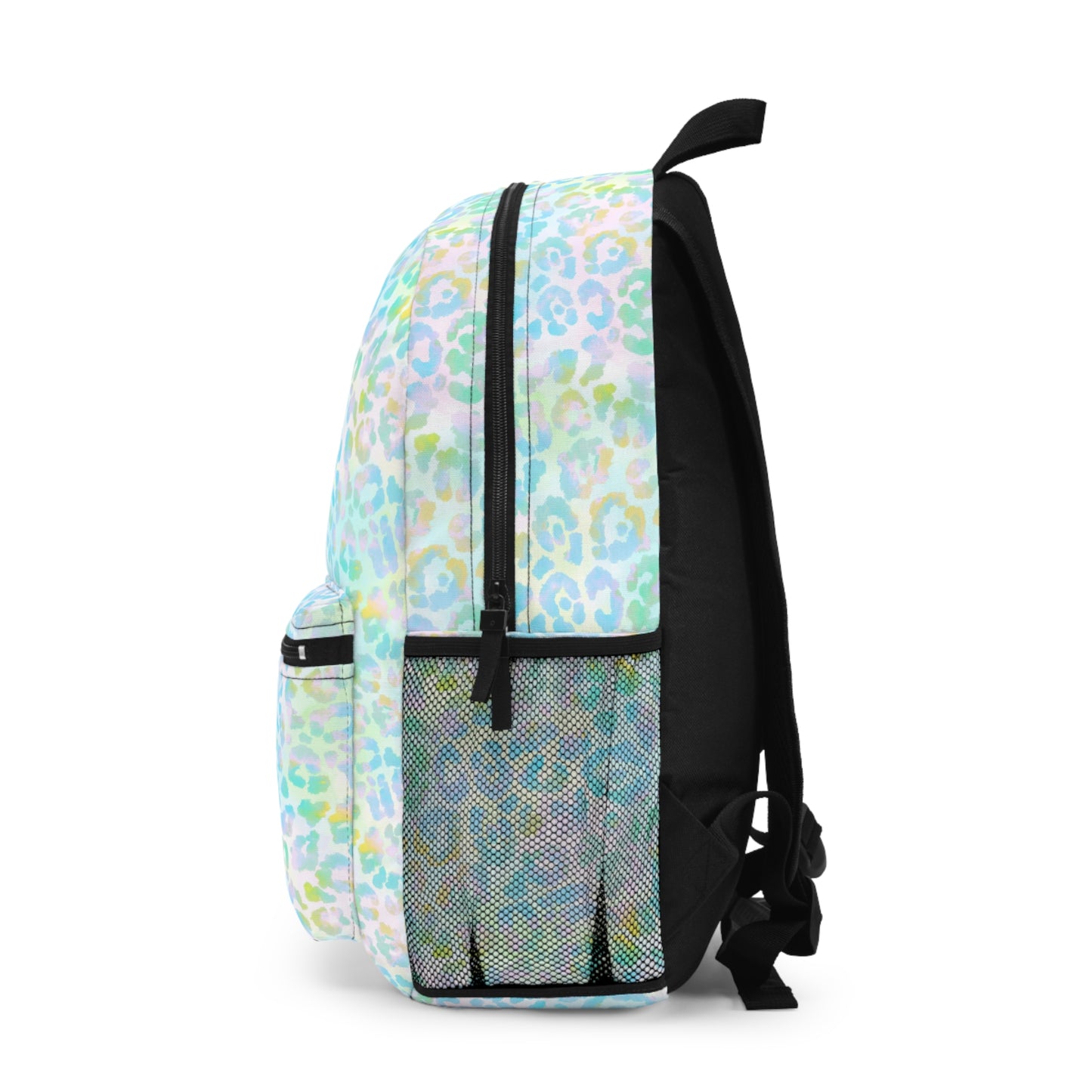 Rainbow Leopard Print Backpack / Personalized Bookbag