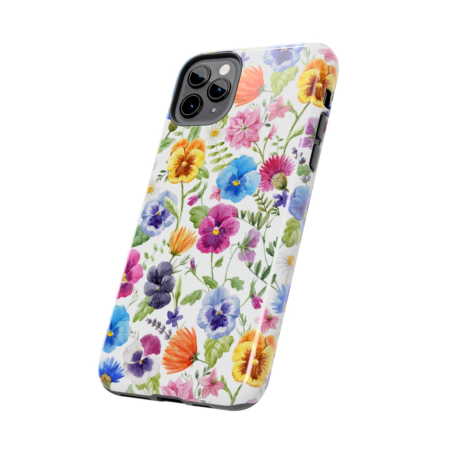Floral IPhone Case / Pansy Phone Case