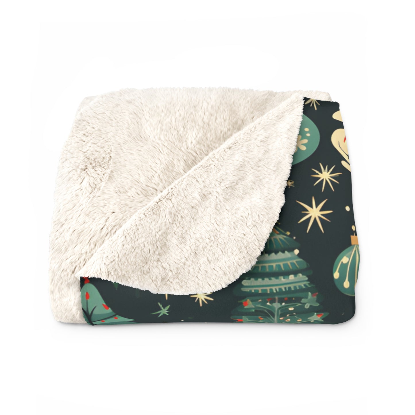 Christmas Trees Sherpa Blanket