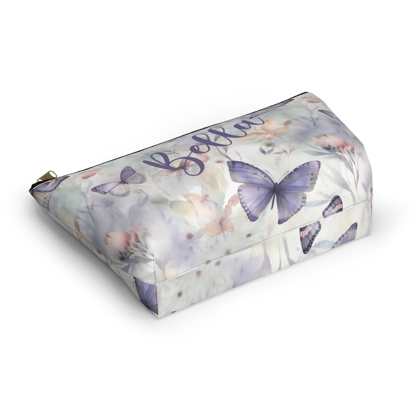 Butterfly Makeup Bag / Personalized Cosmetic Bag
