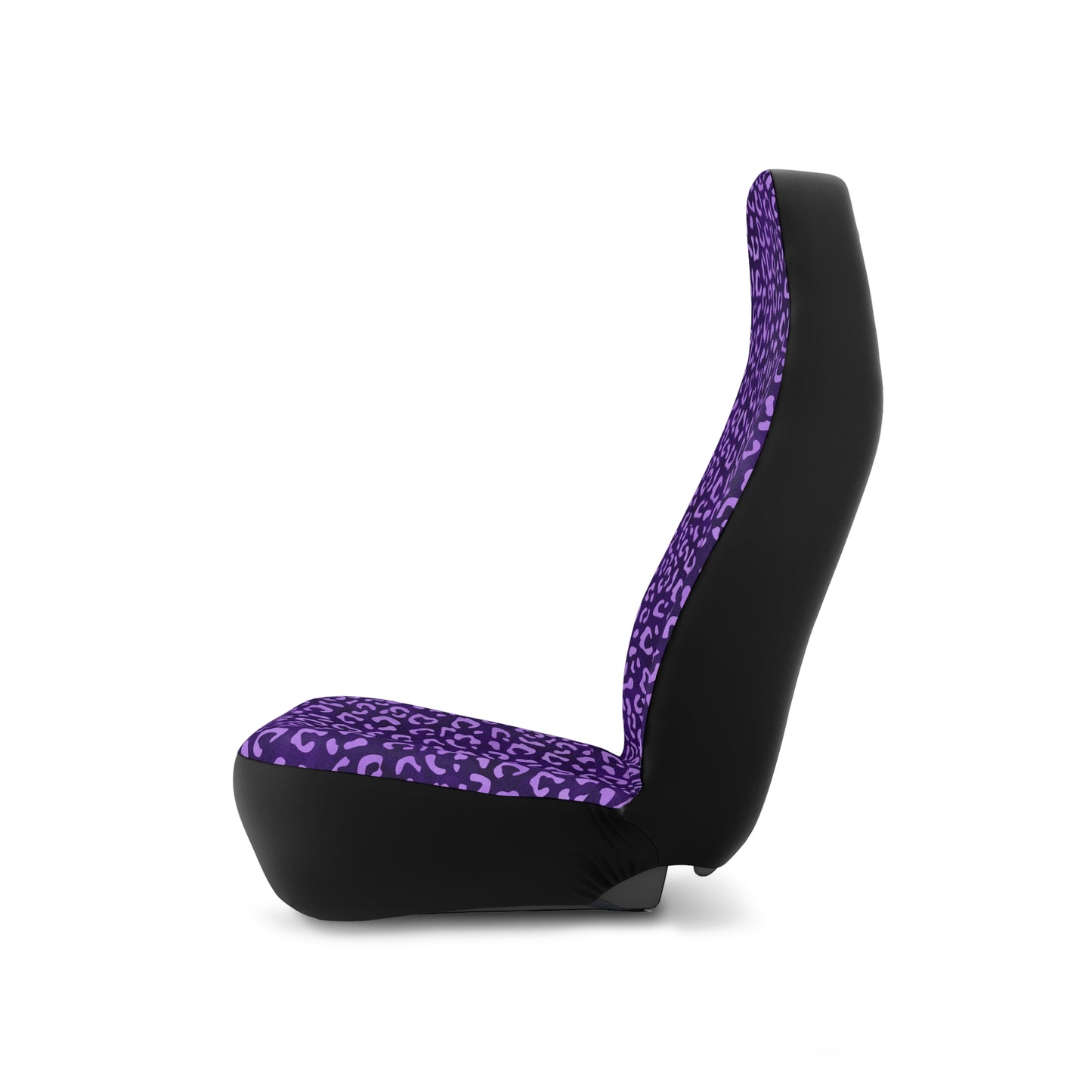 Purple Leopard Print Car Seat Covers