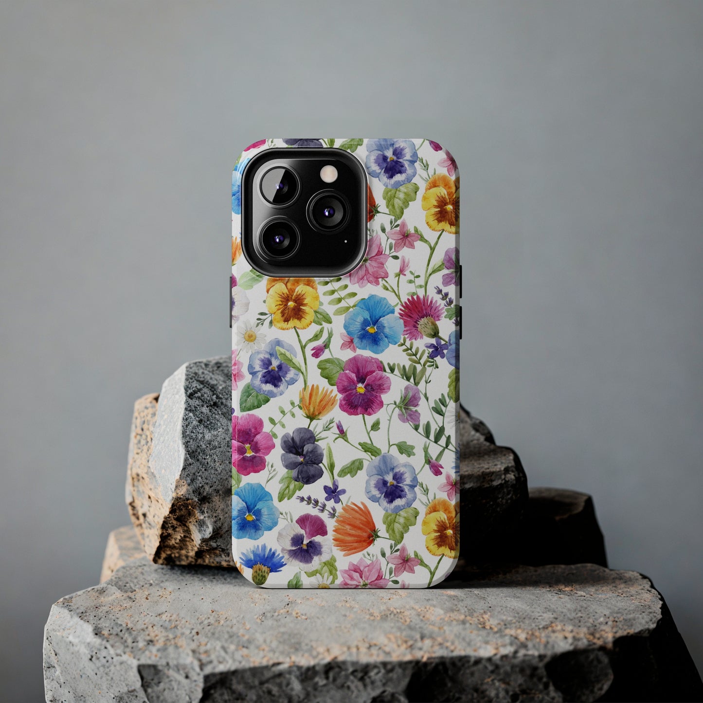 Floral IPhone Case / Pansy Phone Case